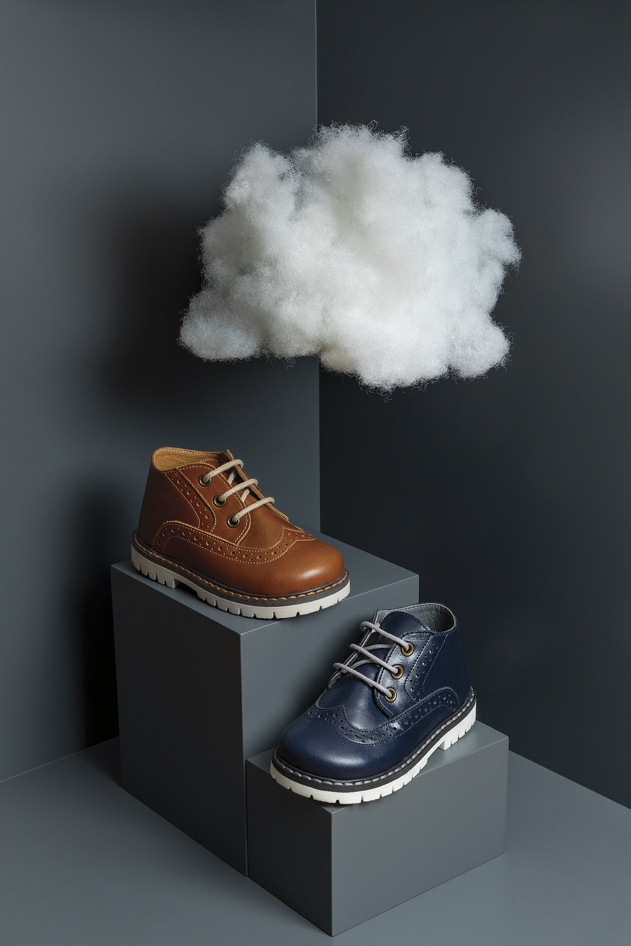 Babywalker Δερμάτινο Brogue EXC.5157
